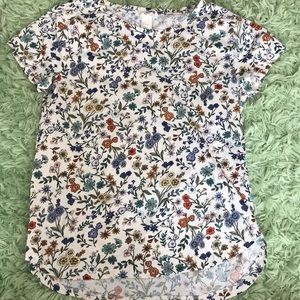 Flower Print Top